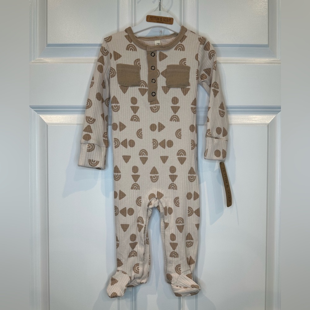 Peyton & Scout Footie Pajamas Size 6-9 Months NWT‎
